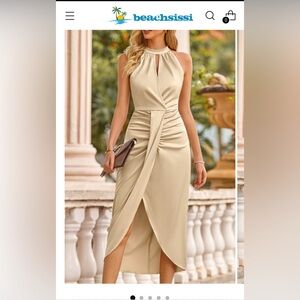 New champagne colored dress!